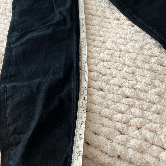 Re/Done High Rise Black Women's Jeans - Picture 15 of 16